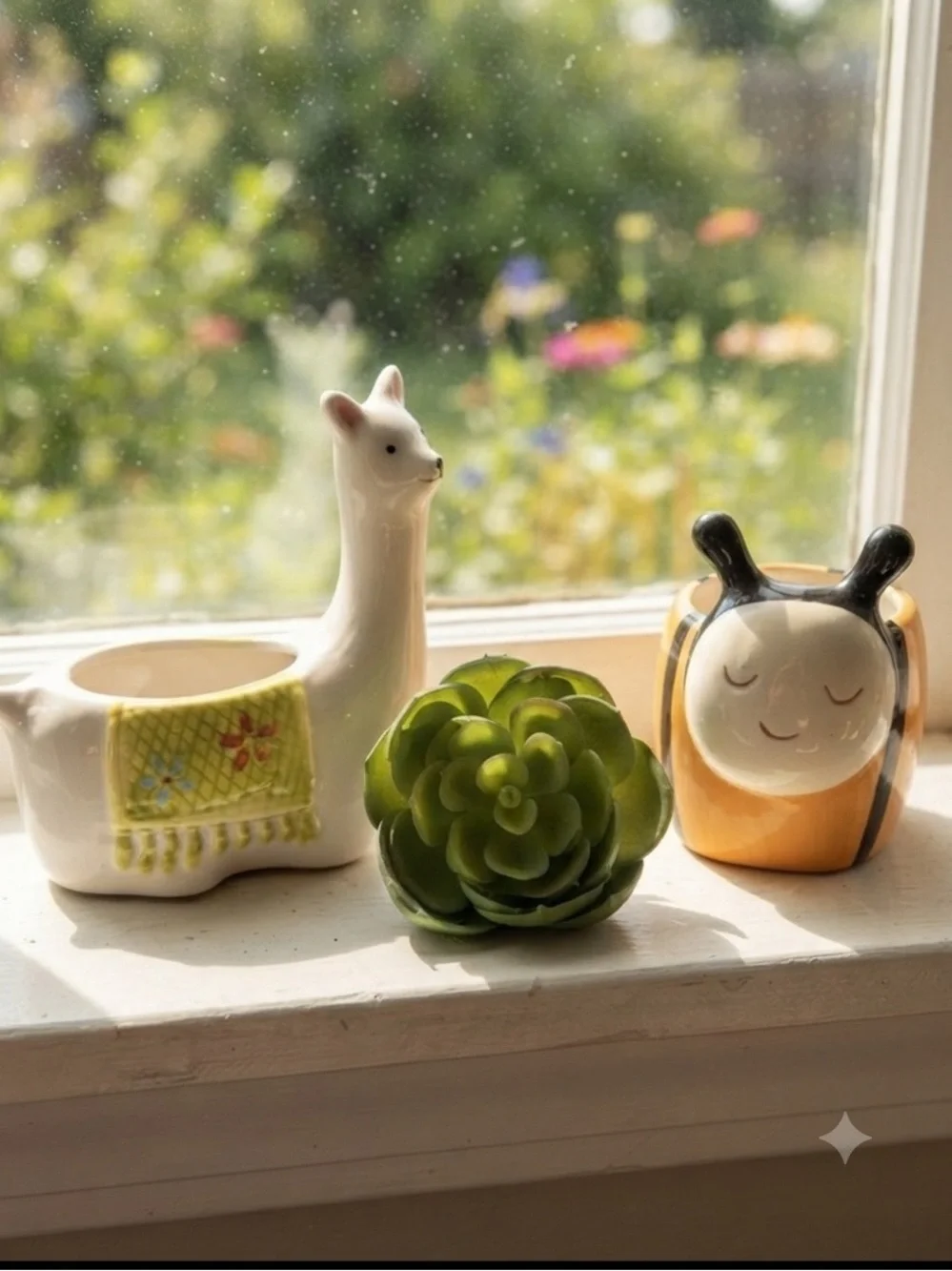 2 cute festive mix, and match plant holders